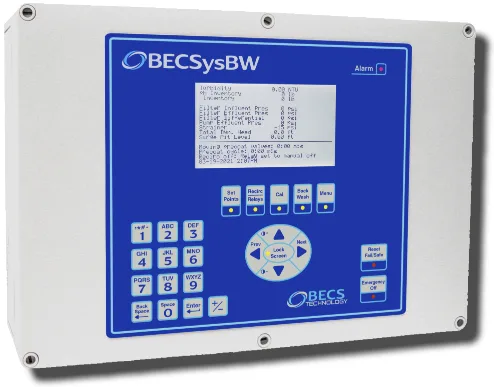 BECSysBW automatic filter backwash controller