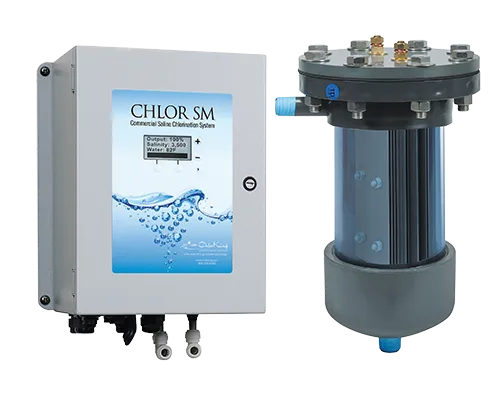 ChlorKing CHLOR SM salt chlorinator power supply and cell
