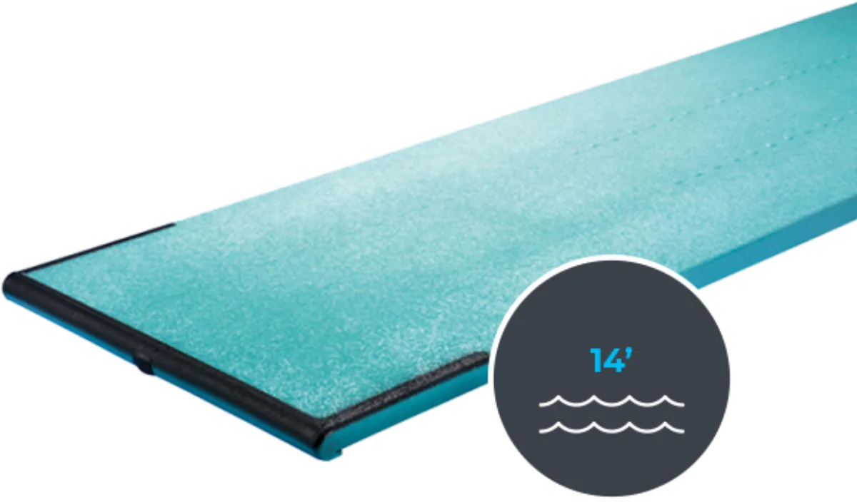 Duraflex 14-foot aluminum diving springboard