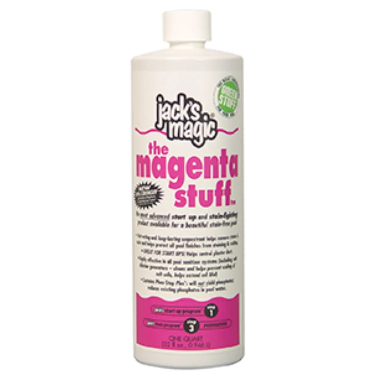 Jack's Magic The Magenta Stuff quart bottle