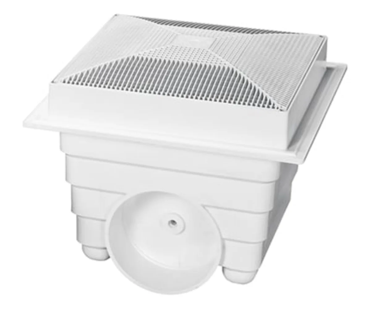 Lawson Aquatics SuperSump injection-molded main drain sump with SuperFlow grate