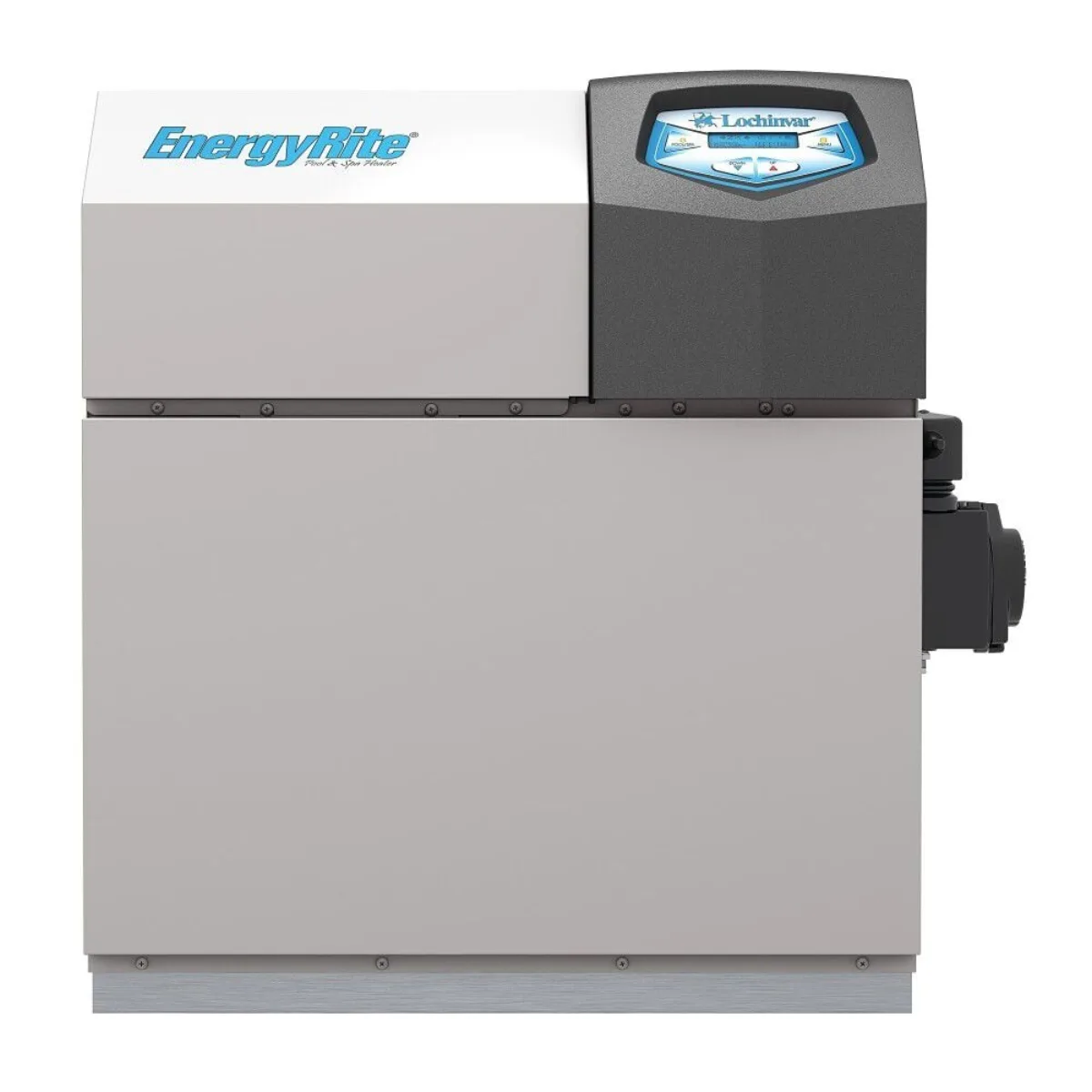 Lochinvar EnergyRite gas pool and spa heater, front view